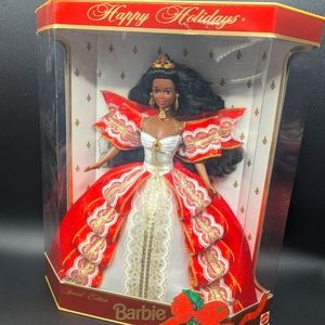 Happy holidays barbie, NRFB, special edition, 10th anniversary,